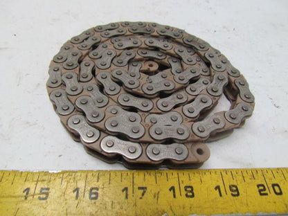 Tsubaki RF40PC 55" poly-steel roller chain 1/2" pitch 5/16" roller width