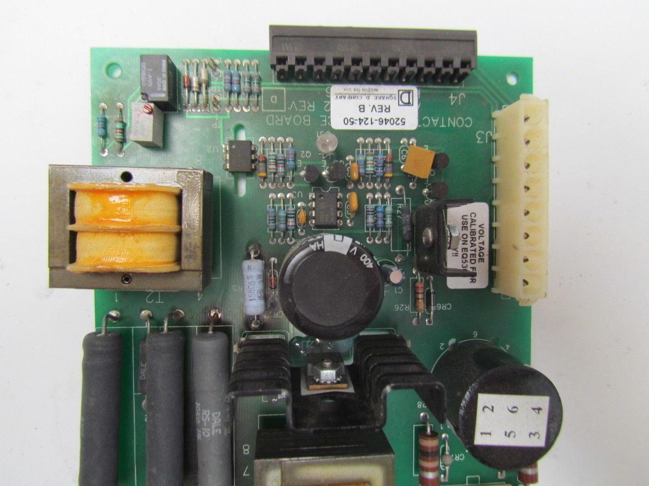 Pertron/Square D 52046-124-50 Rev.B Contactor interface board