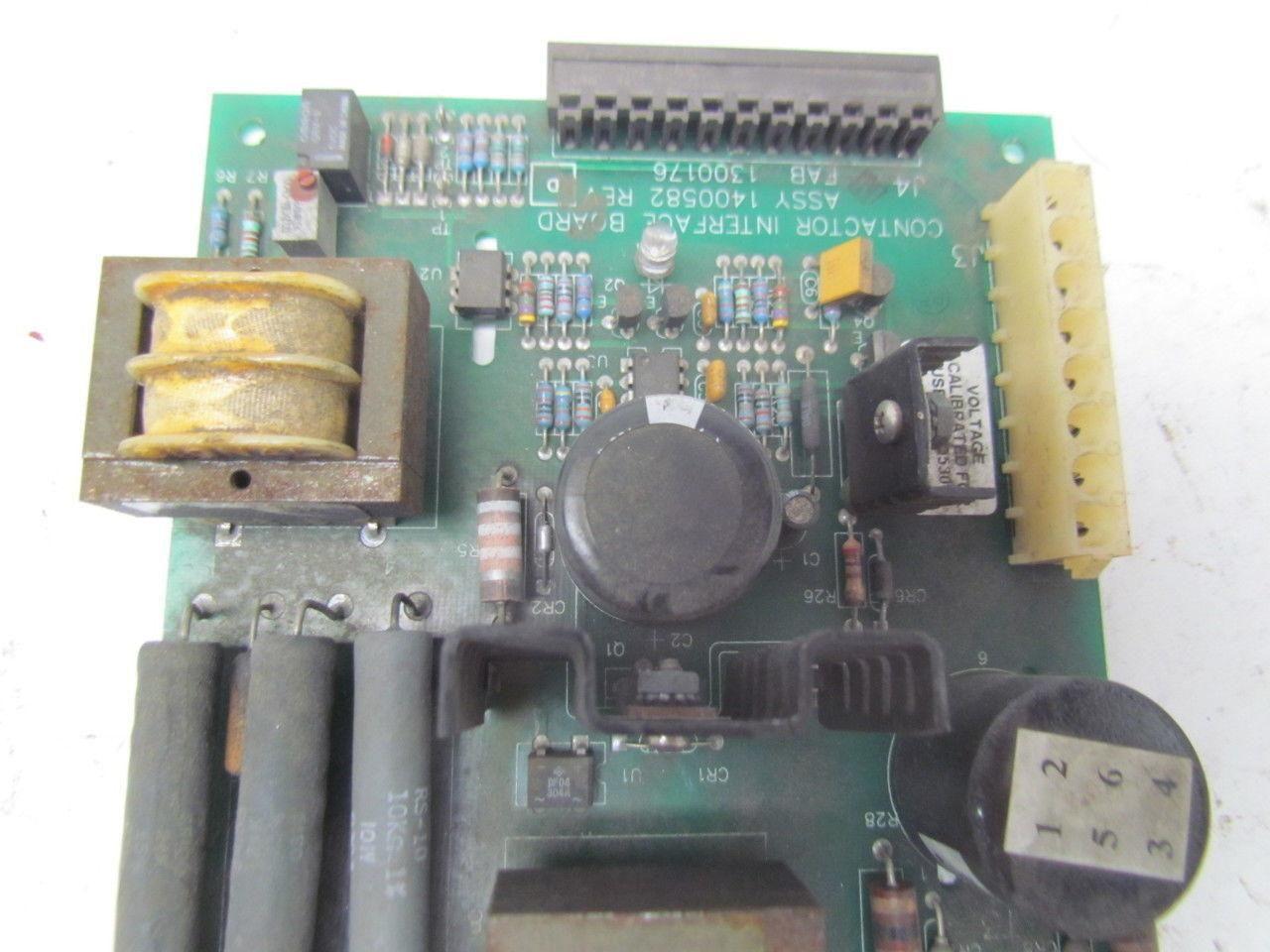 Pertron/Square D Contactor Interface Board Assy.#1400582 Rev.D Fab.#1300176
