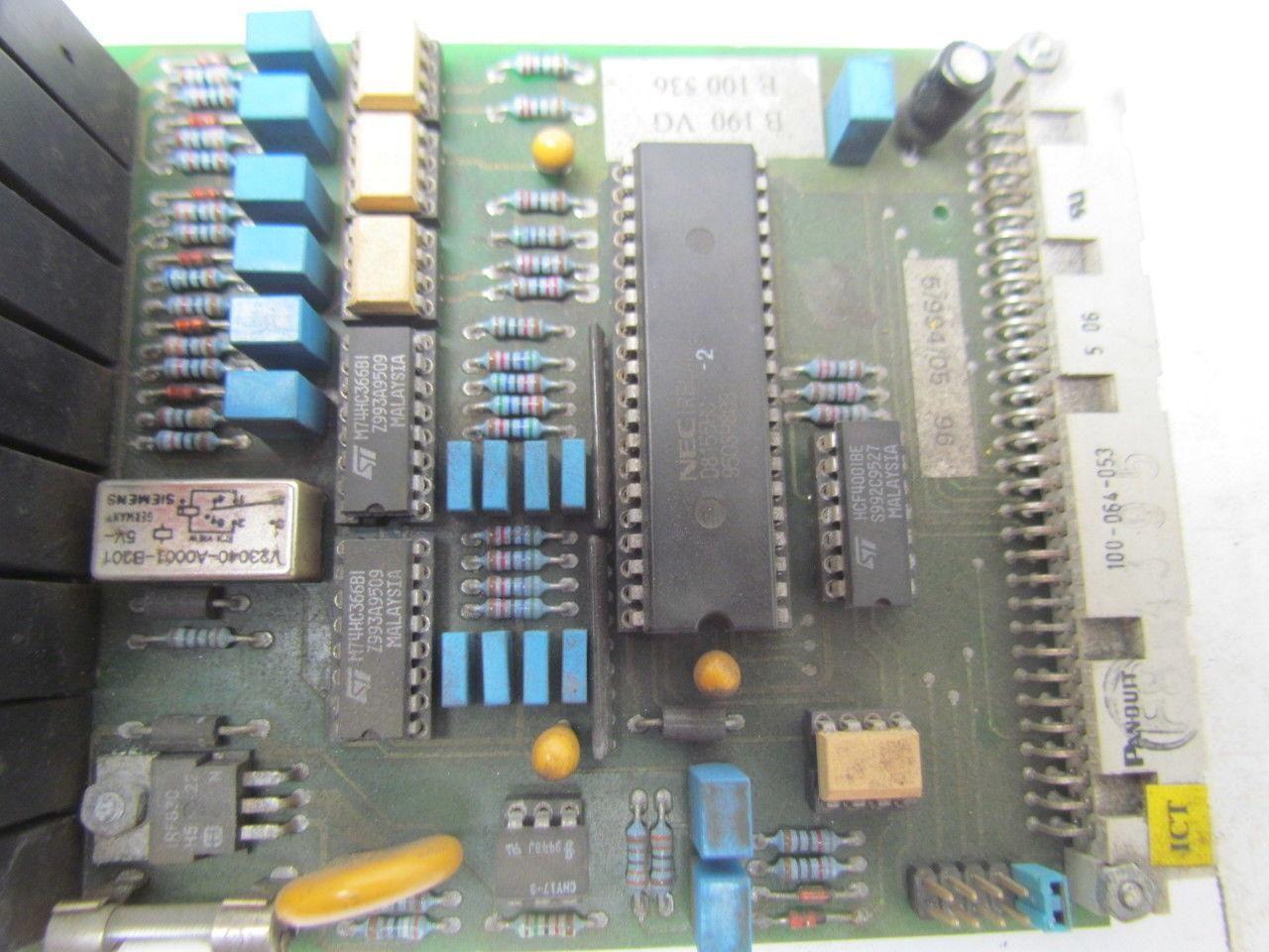 Panduit 100-064-053 Program Module Board for Parts or Repair