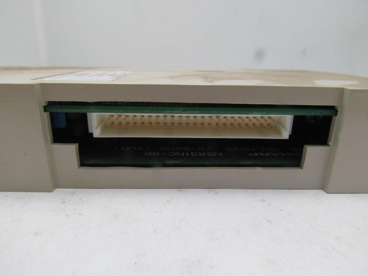 Sharp JW-64NC DC Input module input 64 points for 12/24VDC connector type