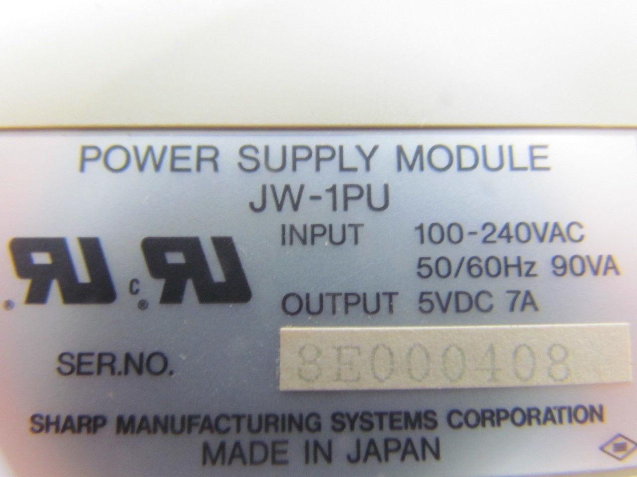 Sharp JW-1PU Power Supply Module 100/240VAC Input 5VDC 7A Output