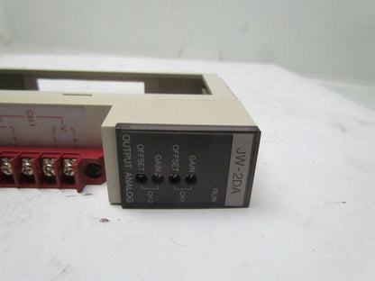 Sharp JW-2DA Analog Output Module Output Rating 0 to ± 20mADC or 0 to 10VDC