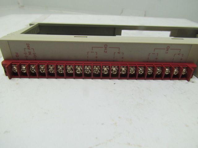 Sharp JW-2DA Analog Output Module Output Rating 0 to ± 20mADC or 0 to 10VDC