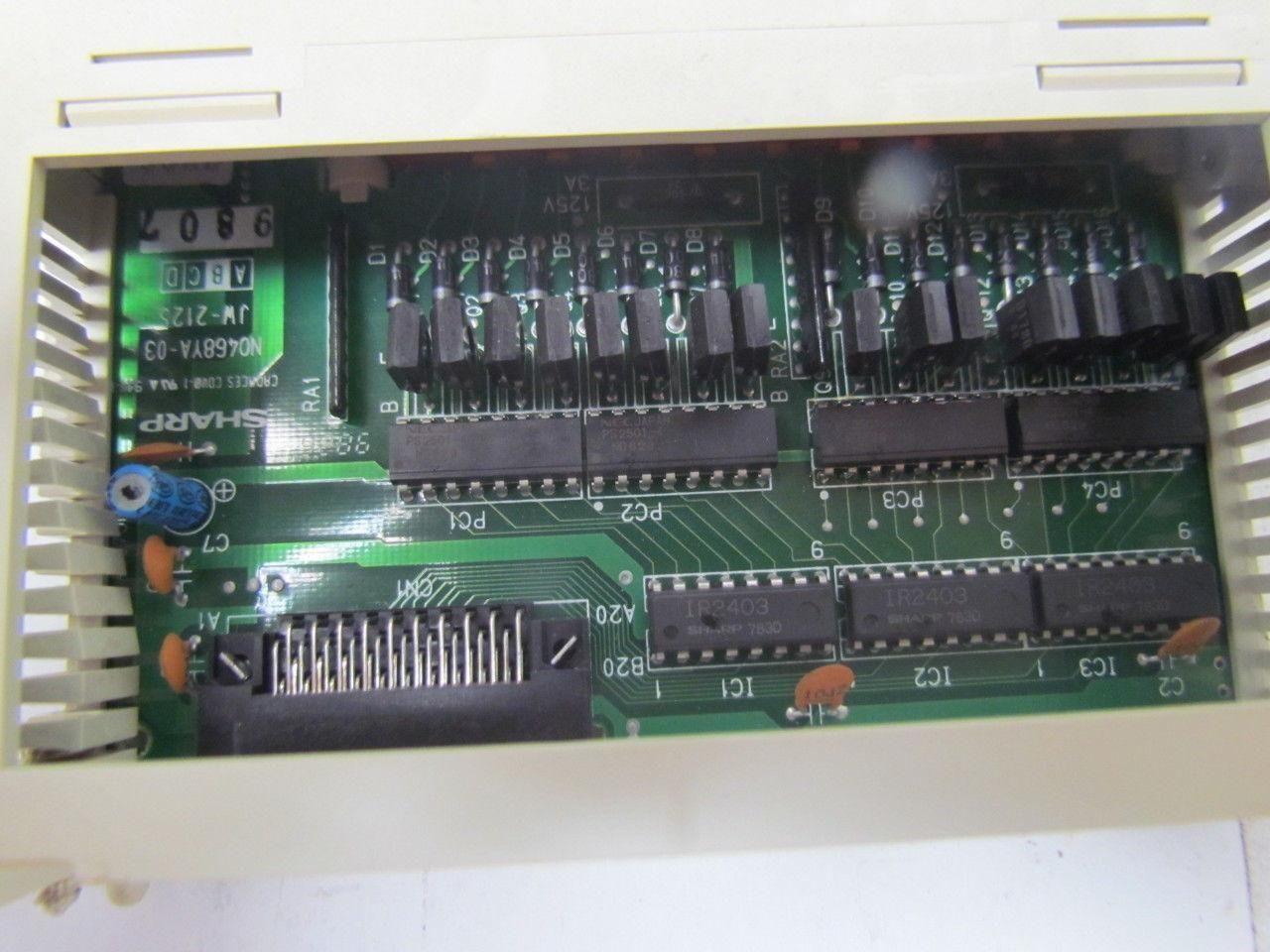 Sharp JW-212S DC output module 16 points output 5/12/24VDC 0.5A sink output