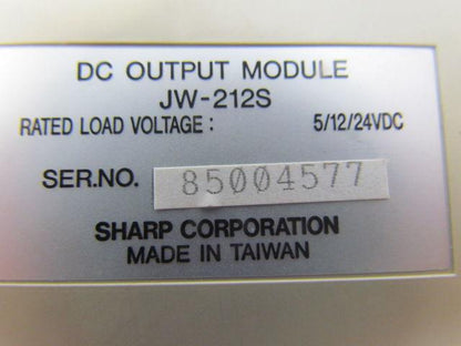 Sharp JW-212S DC output module 16 points output 5/12/24VDC 0.5A sink output