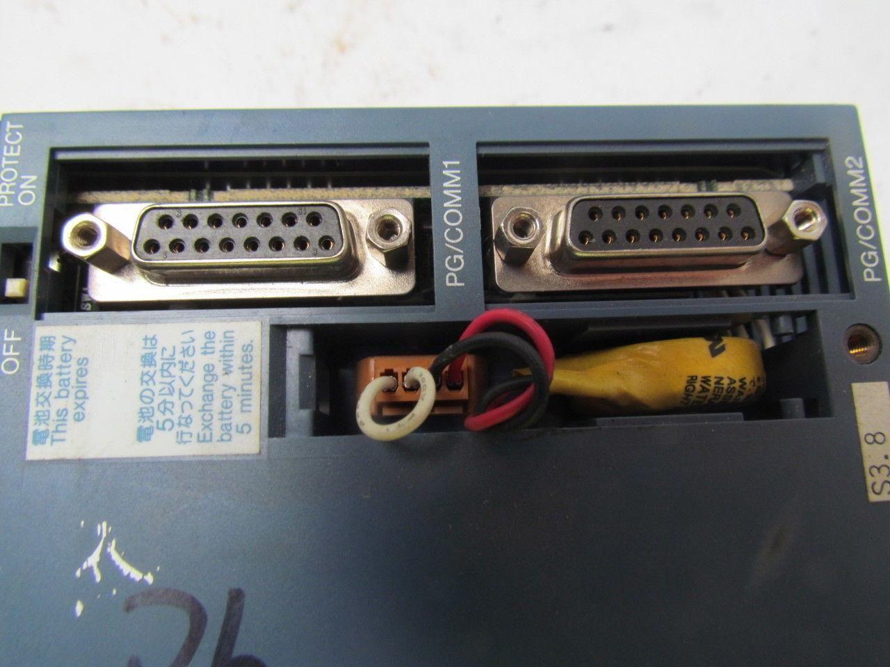Sharp JW-33CUH1 Control Module Link I/F on CPU unit 4 wire type