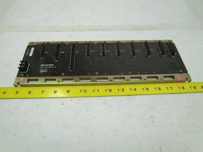 Sharp JW-26KB PLC Backplane Module Rack Installed To 6 Modules Max.