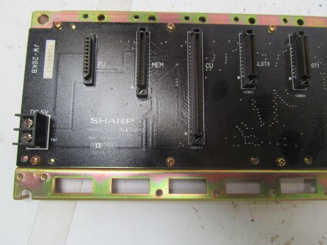 Sharp JW-26KB PLC Backplane Module Rack Installed To 6 Modules Max.