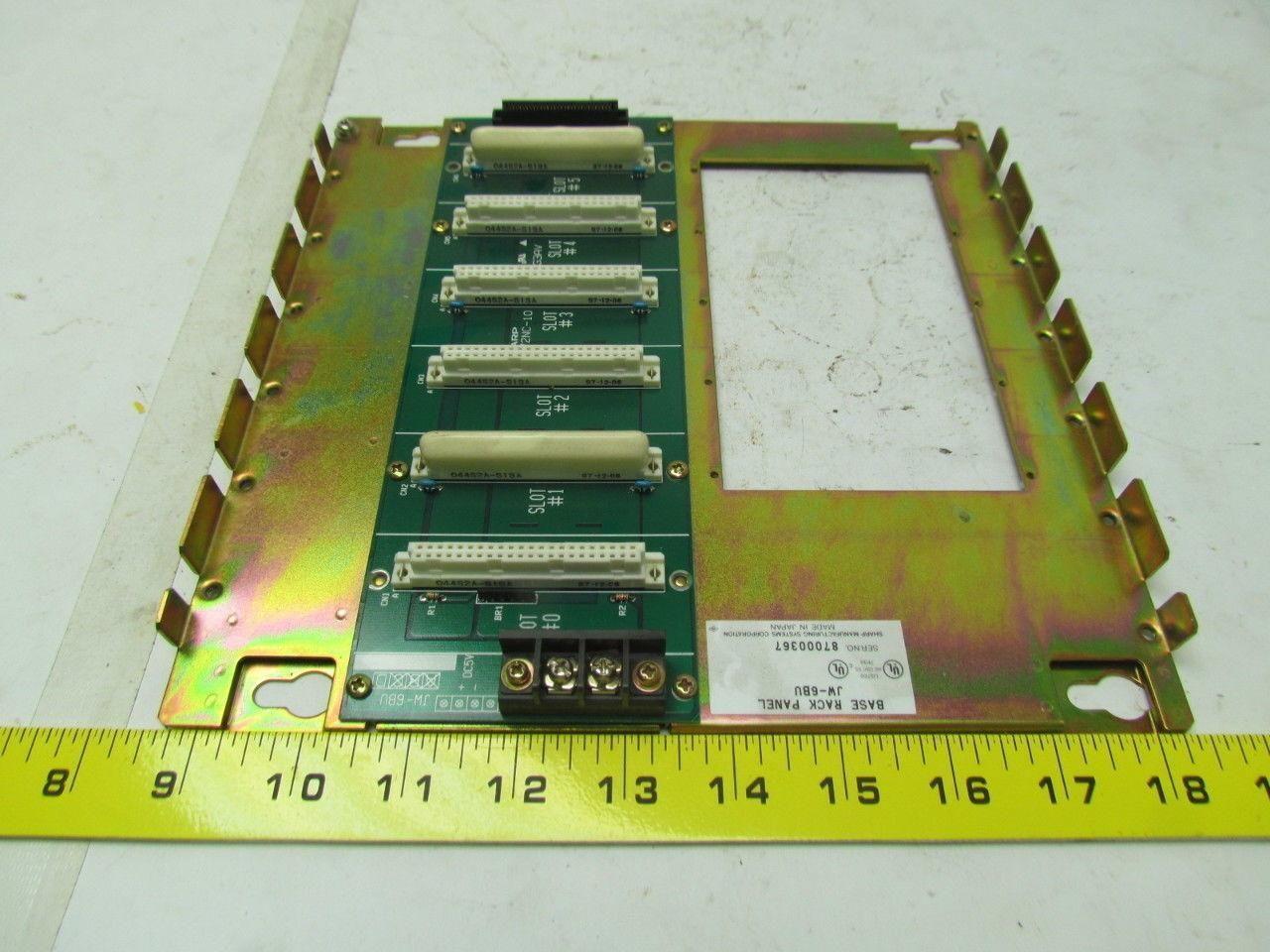 Sharp JW-6BU Base Rack Panel Holds Up to 6 Units