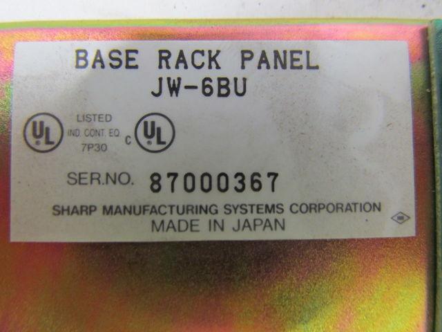 Sharp JW-6BU Base Rack Panel Holds Up to 6 Units