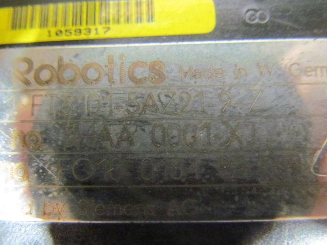 ABB Robotics/Siemens 1FT3101-5AZ21-9-Z 3HAA0001-XJ Servo Motor