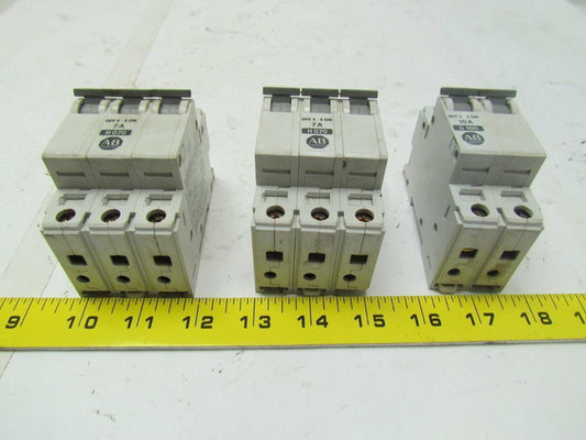Allen-Bradley Lot of 3 Supplementary Protectors/Mini circuit breakers