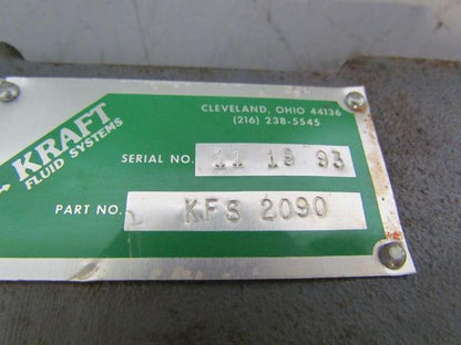 Kraft KFS 2090 Hub city gear drive off of rapistan demag puller/pusher