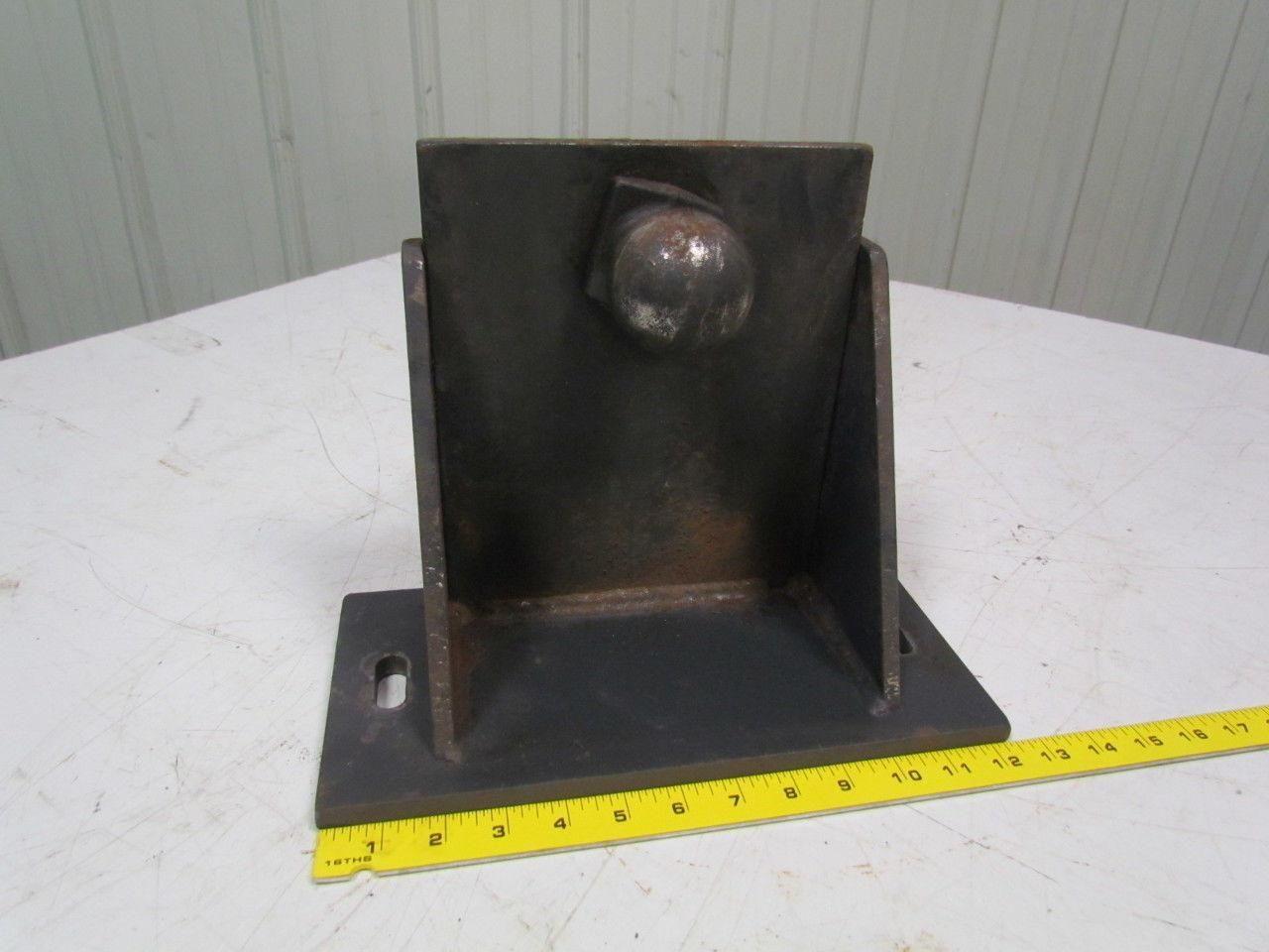 2-5/16" trailer ball mounted on 9-1/2"x 8" steel plate 5/16" thick