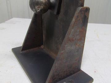 2-5/16" trailer ball mounted on 9-1/2"x 8" steel plate 5/16" thick
