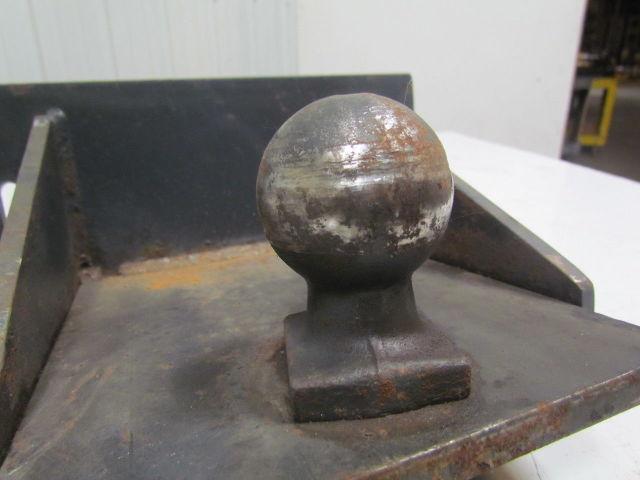 2-5/16" trailer ball mounted on 9-1/2"x 8" steel plate 5/16" thick