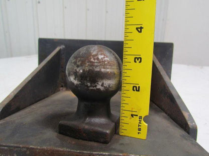 2-5/16" trailer ball mounted on 9-1/2"x 8" steel plate 5/16" thick