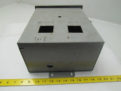 Wiegmann RHC101206WW Electrical enclosure rain proof wall mount 12"x10"x6"