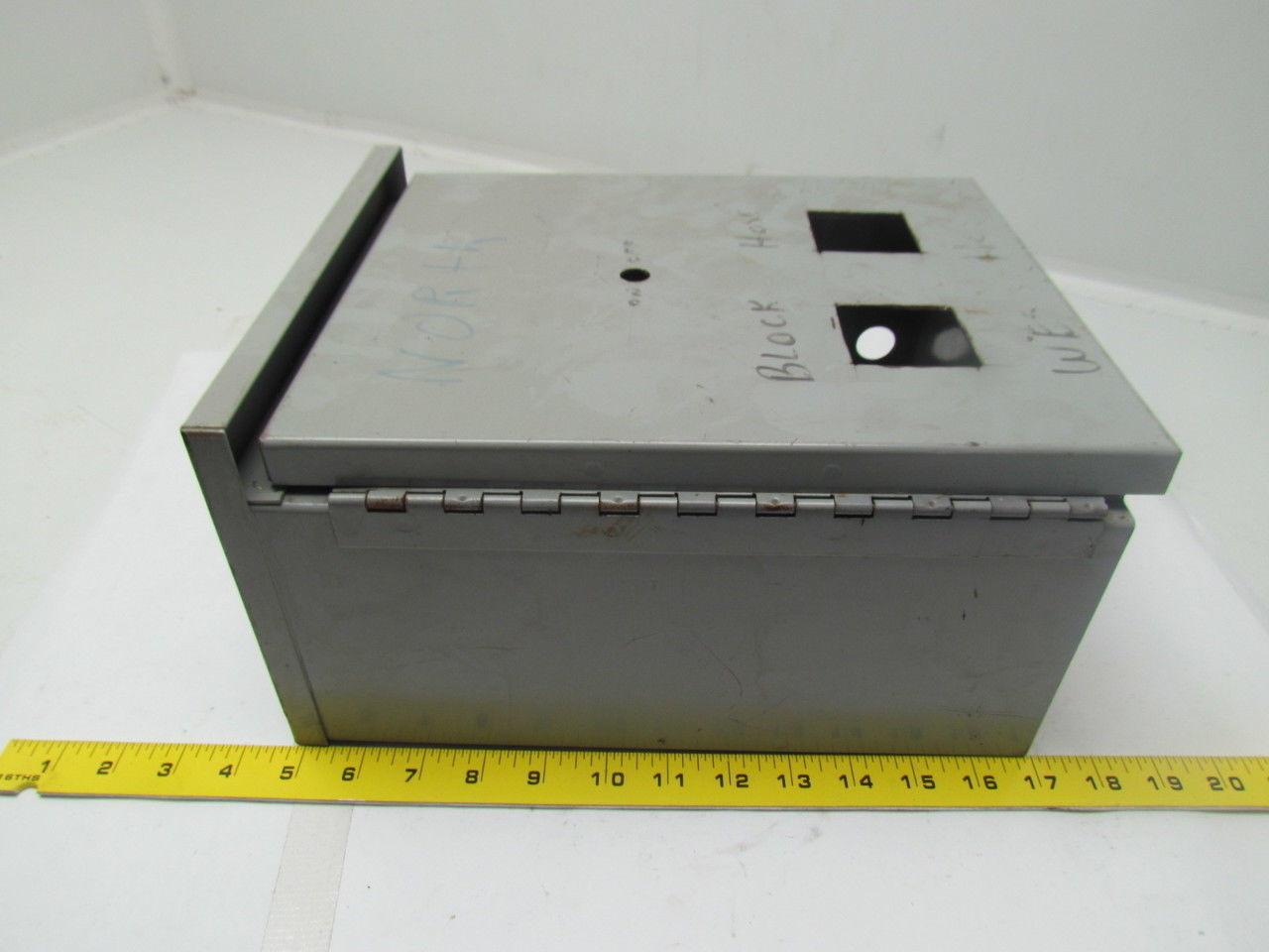 Wiegmann RHC101206WW Electrical enclosure rain proof wall mount 12"x10"x6"