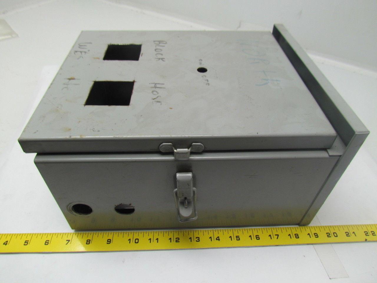 Wiegmann RHC101206WW Electrical enclosure rain proof wall mount 12"x10"x6"