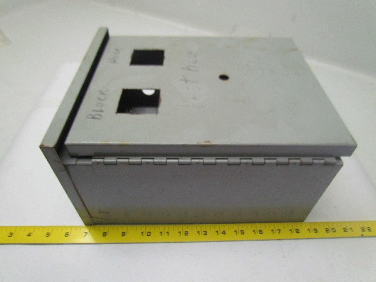 Wiegmann RHC101206WW Electrical enclosure rain proof wall mount 12"x10"x6"