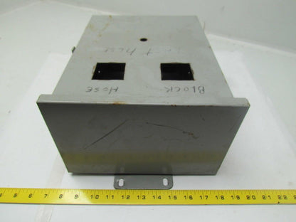 Wiegmann RHC101206WW Electrical enclosure rain proof wall mount 12"x10"x6"