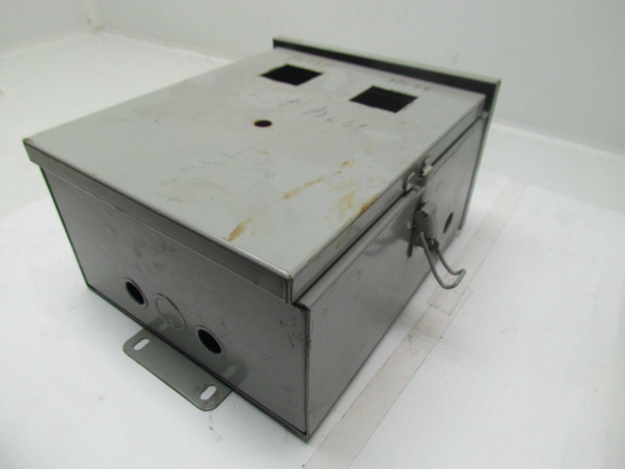 Wiegmann RHC101206WW Electrical enclosure rain proof wall mount 12"x10"x6"