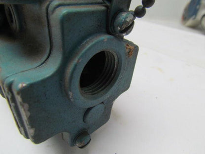 Numatics 6JDSPA 34UL2-3 Valve air double solenoid 120VAC coils