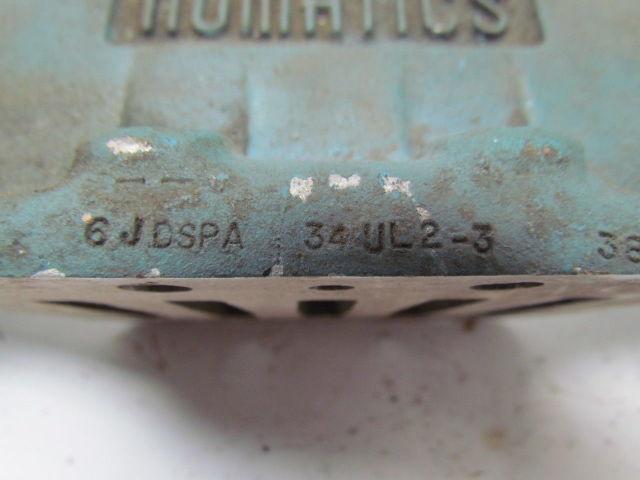 Numatics 6JDSPA 34UL2-3 Valve air double solenoid 120VAC coils