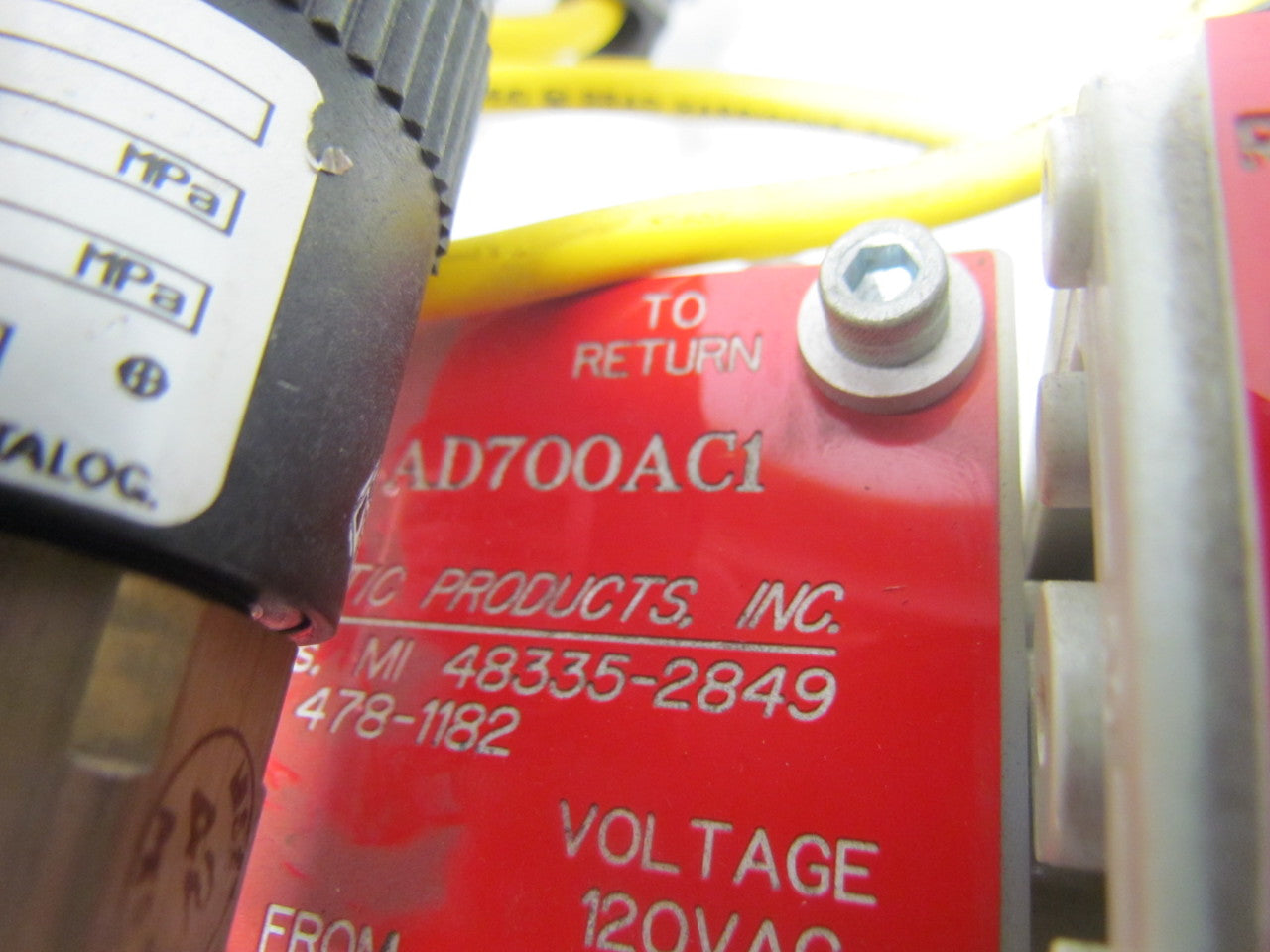 Electro-matic AD700AC1 Water Shut-off Valves weld guns 120VAC