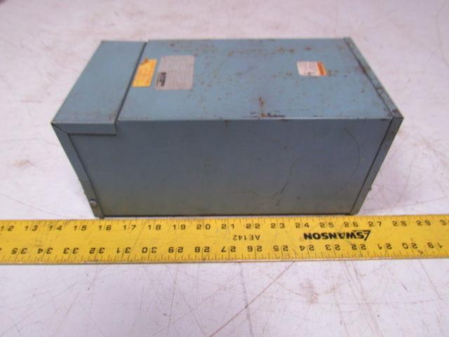 Jefferson CAT.#211-081 KVA1.5 Transformer 240/480VPRI.120/240Sec. 50/60Hz 1PH.