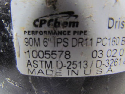 Chevron 90M6"IPSDR11 1005578/03020177H Butt Tee Drisco PlexPW Fusion Weld