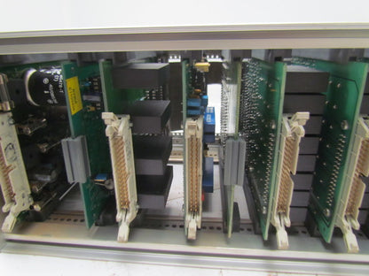 Emhart Warren MeC-022996-6 14" CPU rack w/ boards