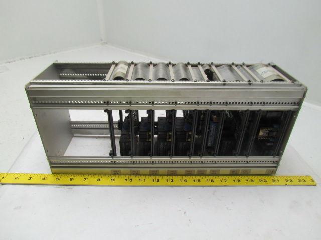 Emhart Warren MeC-022996-6 14" CPU rack w/ boards