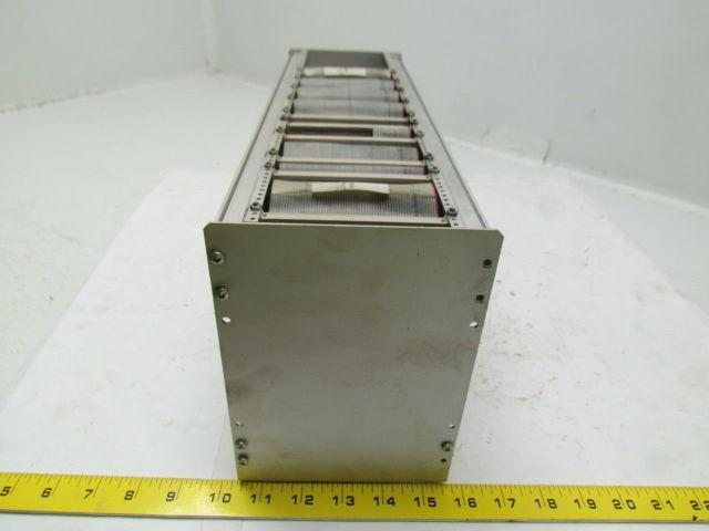 Emhart Warren MeC-022996-6 14" CPU rack w/ boards