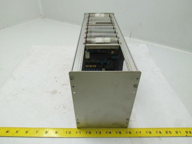 Emhart Warren MeC-022996-6 14" CPU rack w/ boards