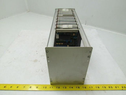 Emhart Warren MeC-022996-6 14" CPU rack w/ boards