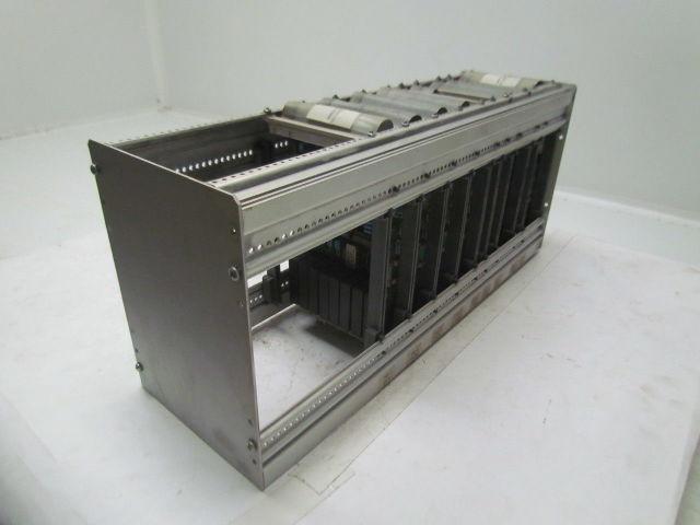 Emhart Warren MeC-022996-6 14" CPU rack w/ boards