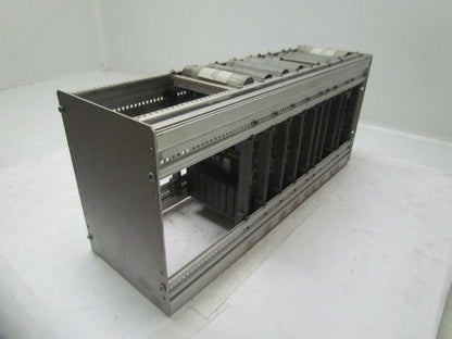 Emhart Warren MeC-022996-6 14" CPU rack w/ boards