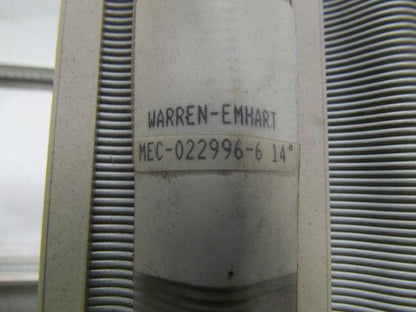 Emhart Warren MeC-022996-6 14" CPU rack w/ boards