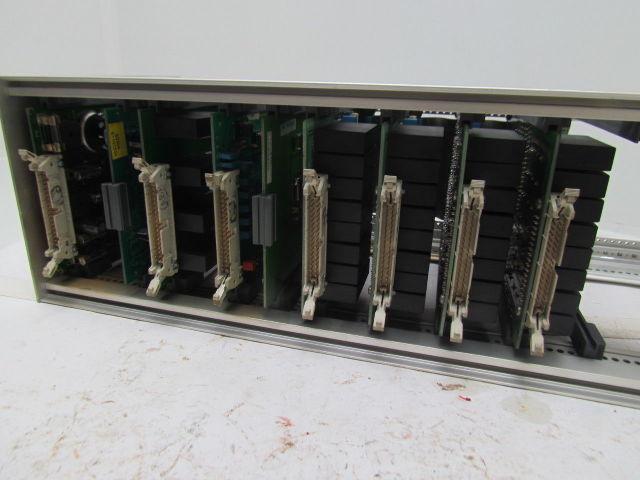 Emhart Warren MeC-022996-6 14" CPU rack w/ boards