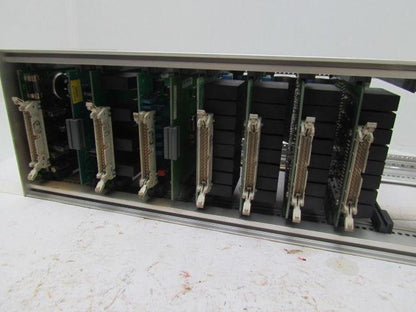 Emhart Warren MeC-022996-6 14" CPU rack w/ boards