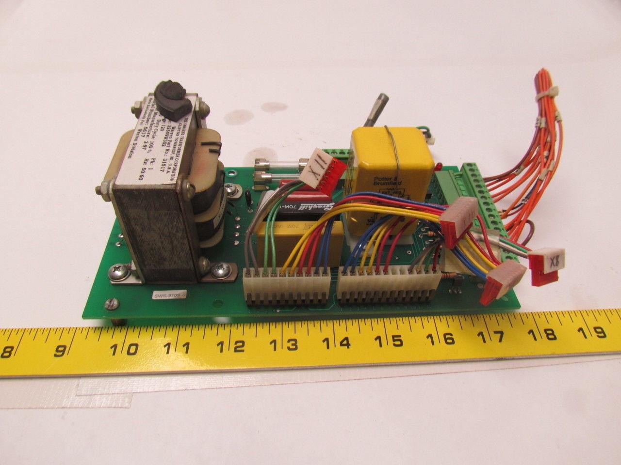 Emhart Warren 33001 REV 0 CPU Board w/ Transformer