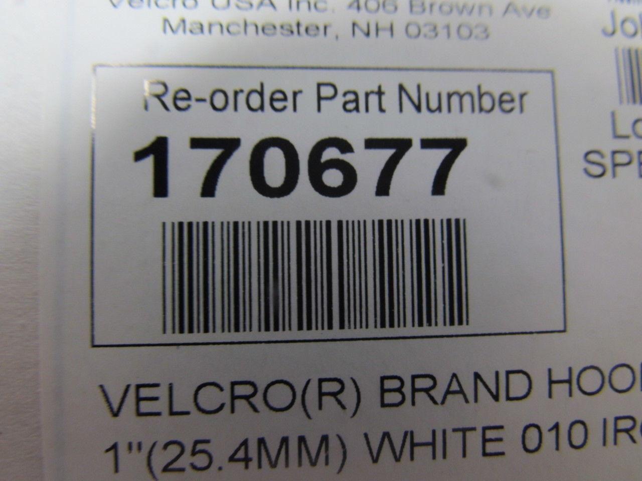 Hook 88 170677 IRON ON! Hook Side 1"x25 Yards White