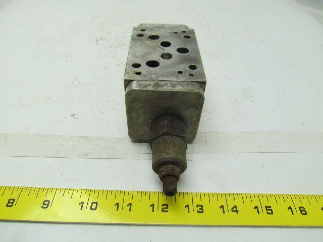 Sun Hydraulics DJY Cartridge Manifold ISO-X&Y Flows into or out of workports A&B