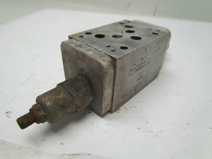 Sun Hydraulics DJY Cartridge Manifold ISO-X&Y Flows into or out of workports A&B