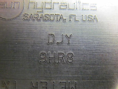 Sun Hydraulics DJY Cartridge Manifold ISO-X&Y Flows into or out of workports A&B