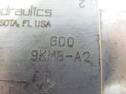 Sun Hydraulics GDO Sandwich Manifold 1 cavity see URL for tech specs