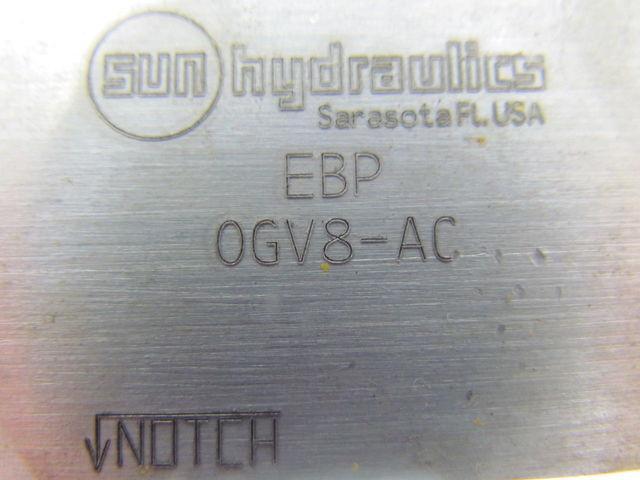 Sun Hydraulics EBP 1 Cavity sandwich body manifold see URL for tech specs